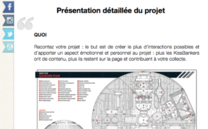 page projet crowdfunding