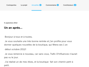 actualité page collecte crowdfunding